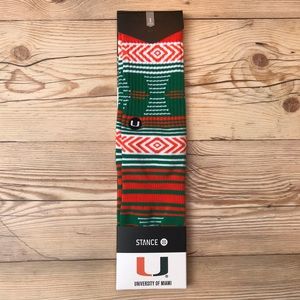 Stance Miami Hurricanes Crew Socks